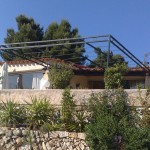 Superbe pergola en fer forgé. Style provençale moderne. Fabrication artisanale. Ferronnerie ferronnier FAUFER dans le VAR, le pradet, la garde, la valette, Hyères, Oullioules