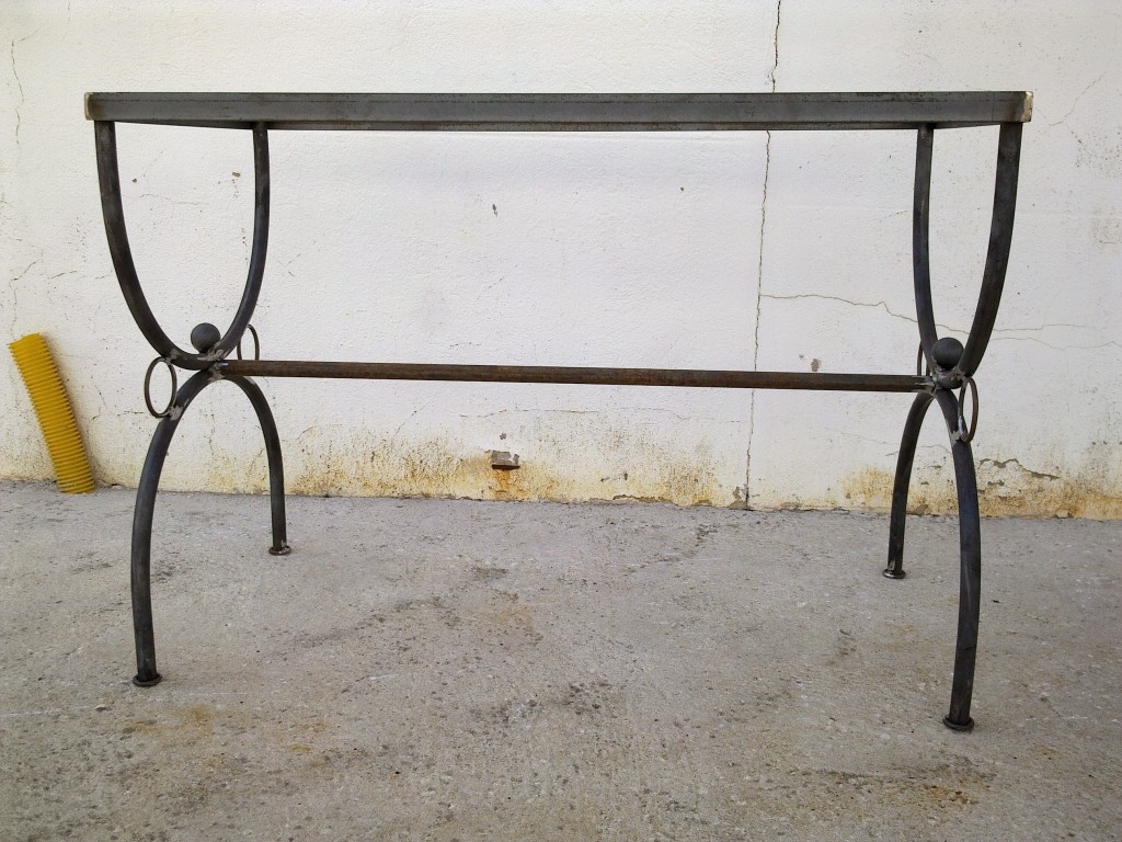 Table en fer forgé | Faufer